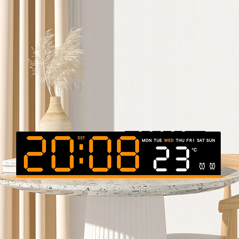 Digitaler Wecker mit großem LED-Display und Temperaturanzeige Karnz