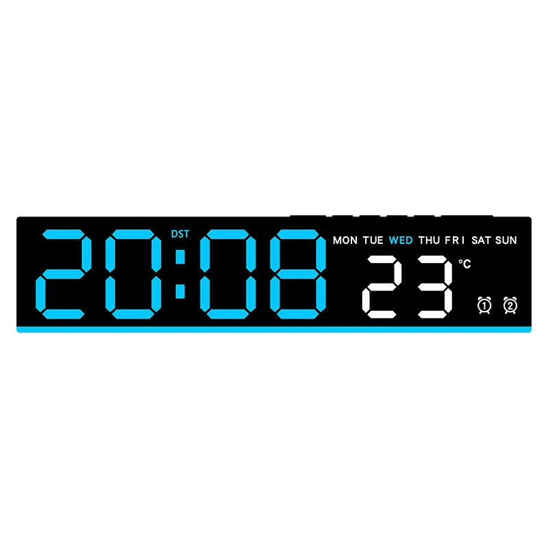 Digitaler Wecker mit großem LED-Display und Temperaturanzeige Karnz
