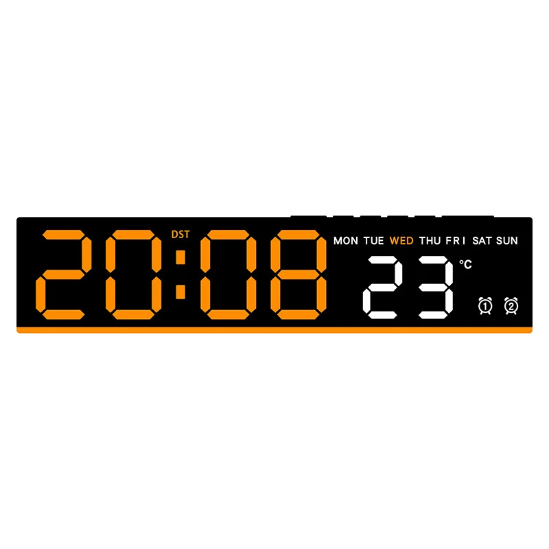 Digitaler Wecker mit großem LED-Display und Temperaturanzeige Karnz