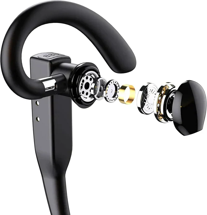 Kabelloser Bluetooth-Kopfhörer mit langer Akkulaufzeit und Geräuschunterdrückung