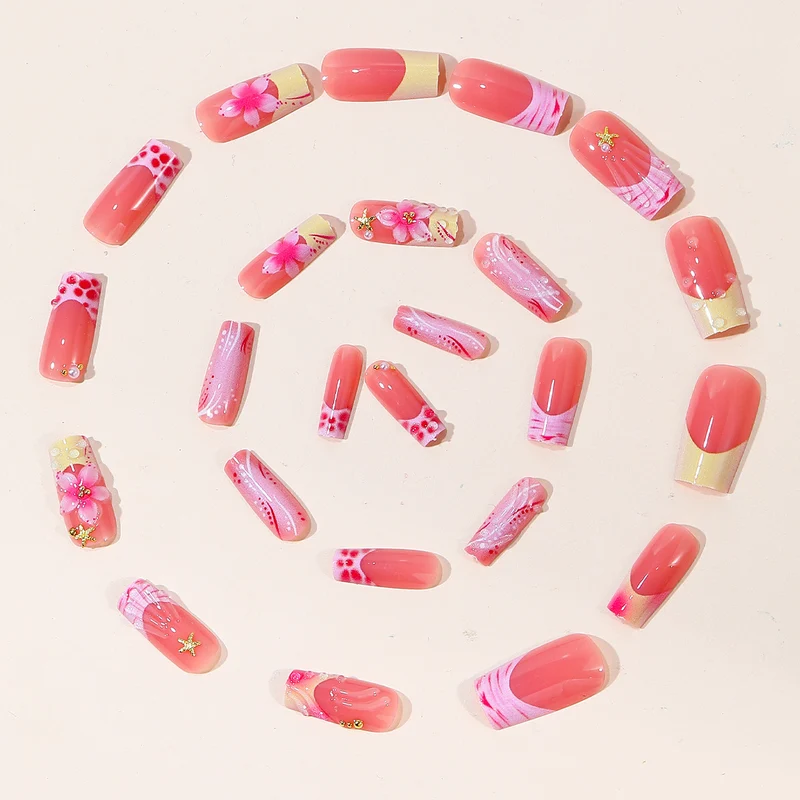 Artistic Floral Nail Art Set Karnz