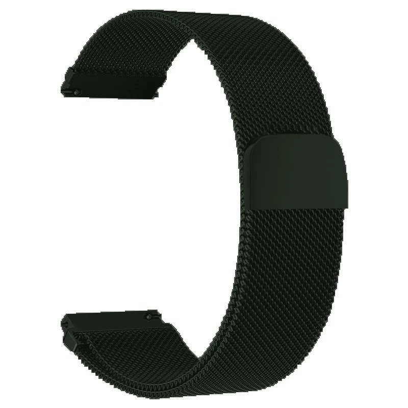 Schwarzes Luxusarmband für Ultradünn Smartwatch