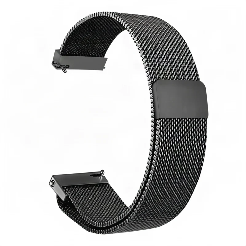 Schwarzes Luxusarmband für Ultradünn Smartwatch