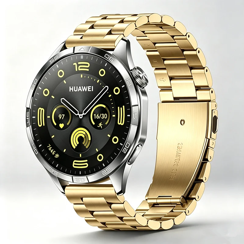 Schwarzes Luxusarmband für Ultradünn Smartwatch
