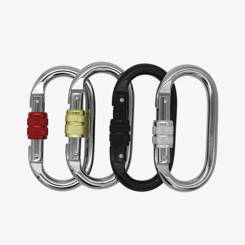 Stahlkarabiner für Klettern, 25 KN