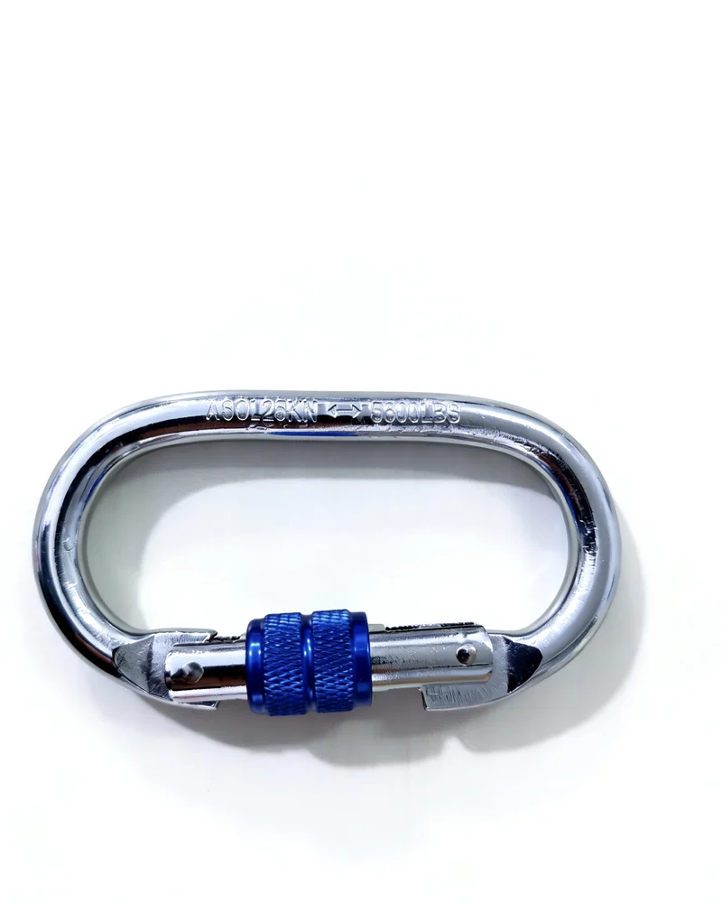Stahlkarabiner für Klettern, 25 KN