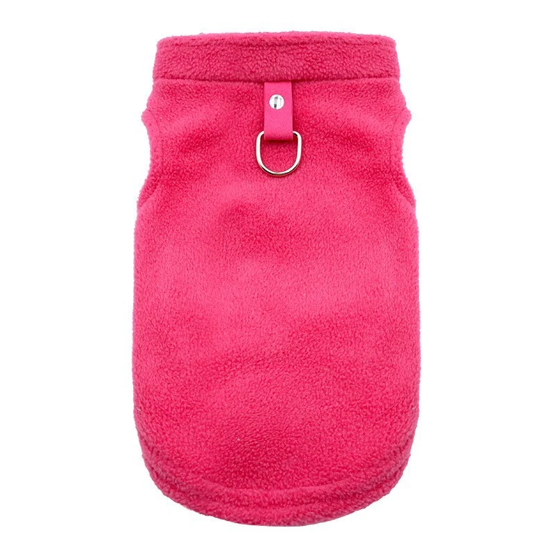 Hundemantel aus Sweatshirt-Stoff mit Taschen