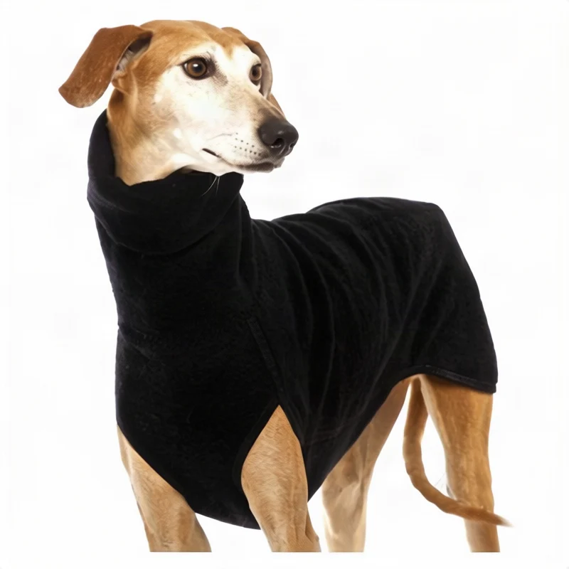 Hundemantel aus Sweatshirt-Stoff mit Taschen
