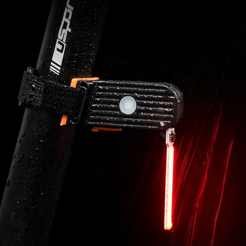 Fahrrad-Rücklicht mit Fließlicht-Effekt, USB-C