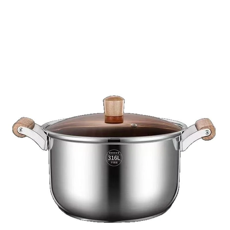 Edelstahl-Kochtopf 20 cm, 1,1–2 L, Modell HD190912