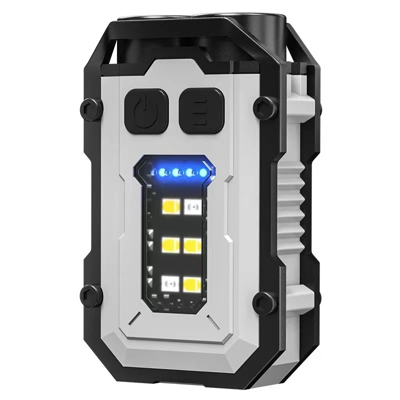 Tragbare USB-Taschenlampe mit Magnethalter
