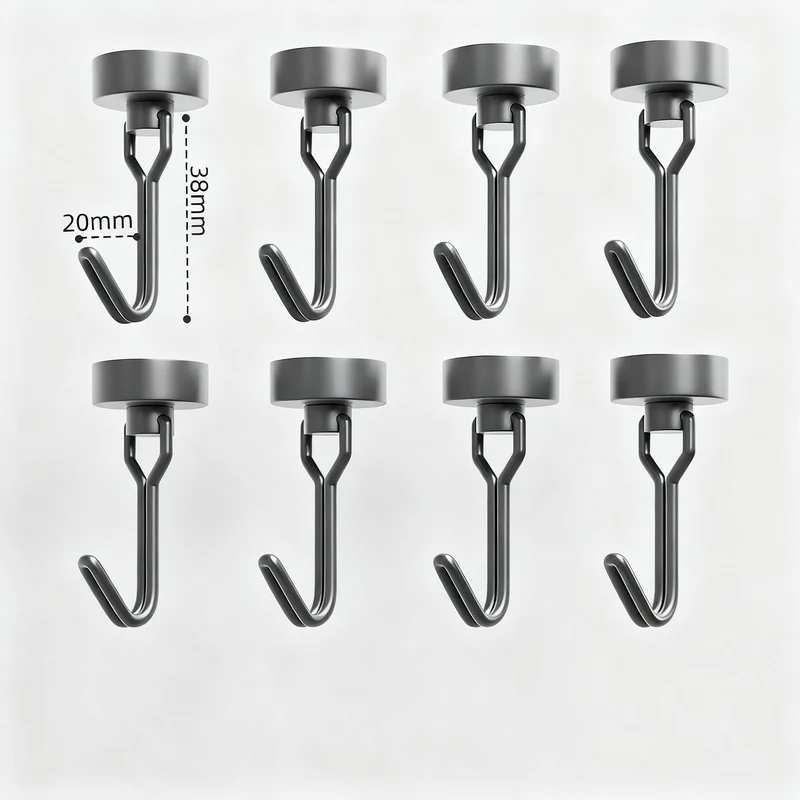 Edelstahl-Magnethaken, magnetisch