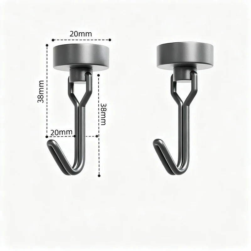 Edelstahl-Magnethaken, magnetisch