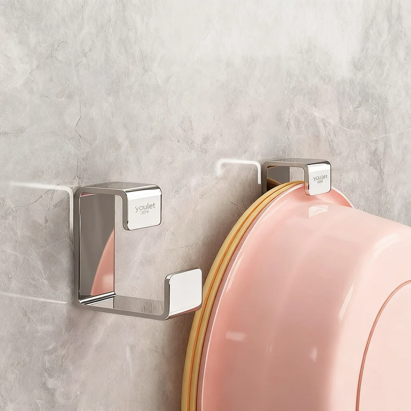 Edelstahl-Aufhängehaken für Waschbecken