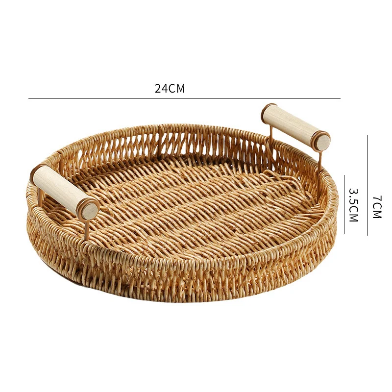 Dekorativer Rattan Servier Karnz