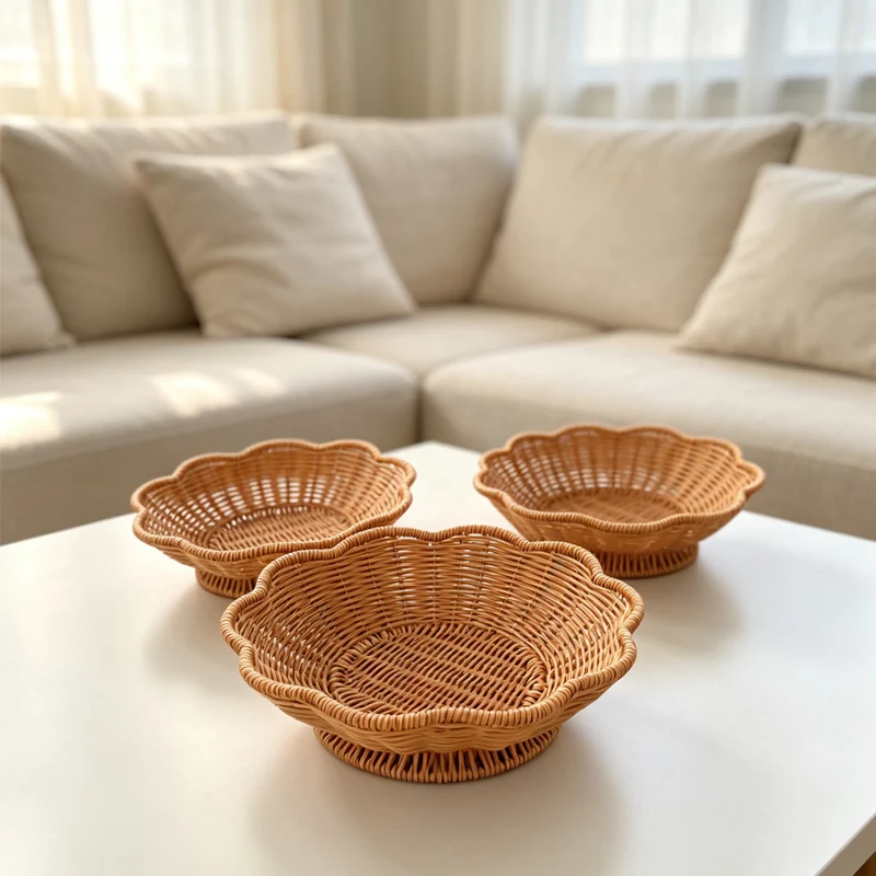Dekorative florale gewebte Tischdecke