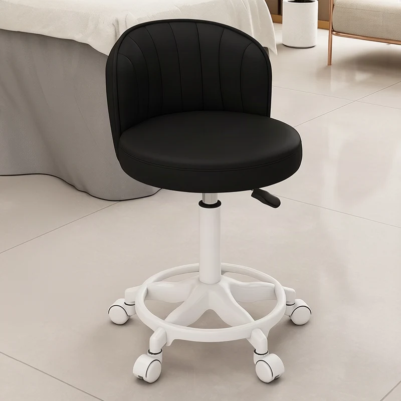 Barhocker mit Schale und hoher Rückenlehne