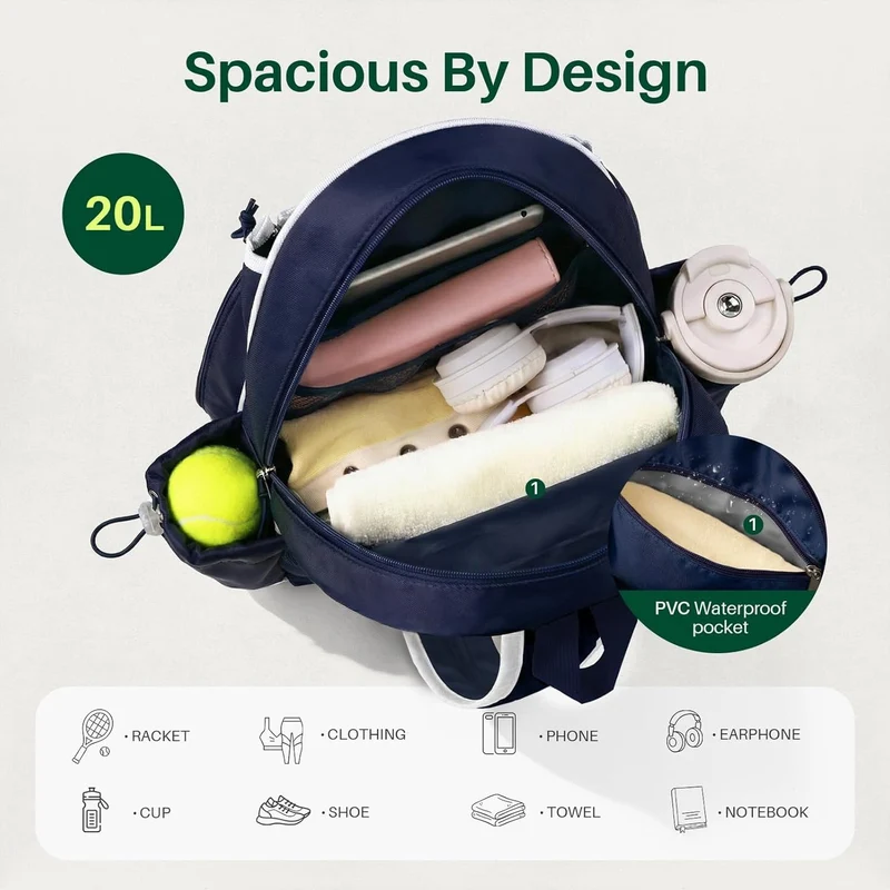 Tennisracket Rucksack Karnz 1789493520