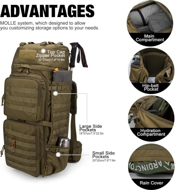 Taktischer Mehrzweck-Rucksack Karnz