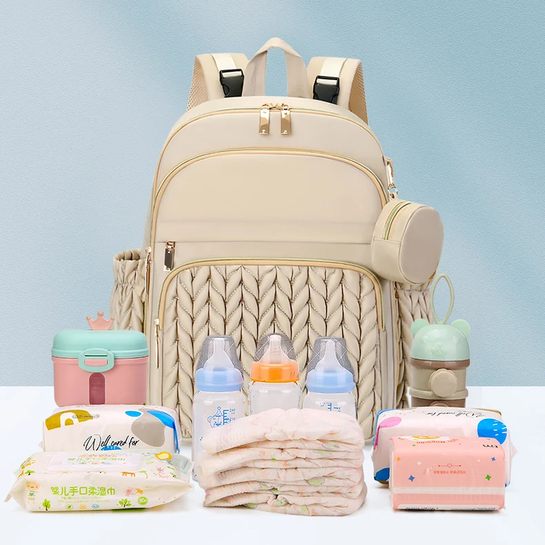 Chic Mehrfachfach-Rucksack mit stilvollem geflochtenem Design Karnz