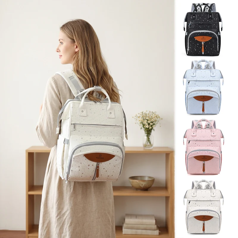 Stylische Multi-Taschen Wickelrucksack Karnz