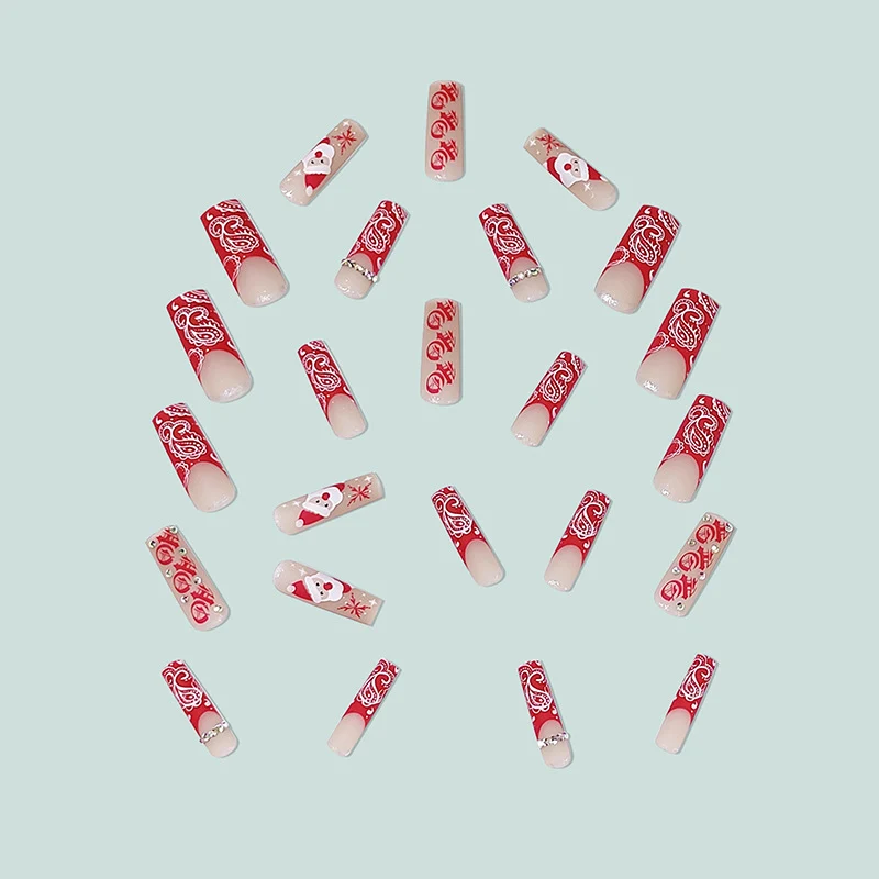 Kreative Weihnachts-Nagelkunst Karnz