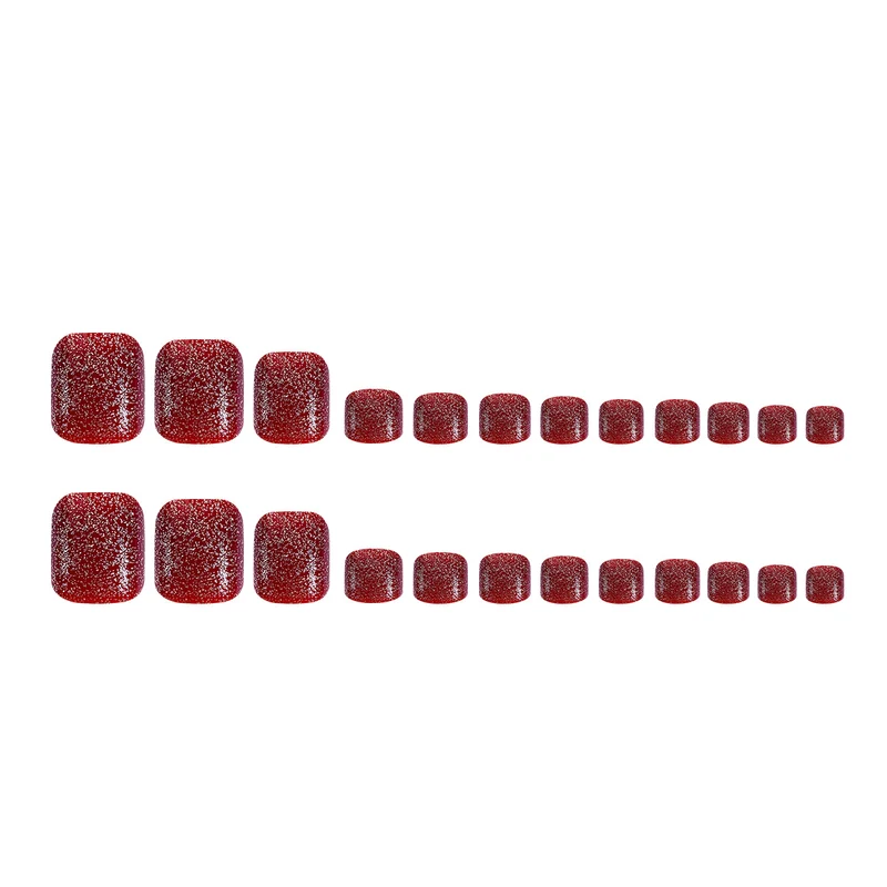 Glitzernde Fußnagelkunst Karnz