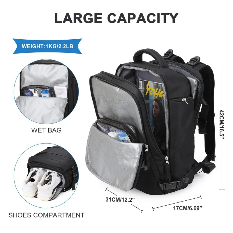 Vielseitiger multifunktionaler Reiserrucksack Karnz