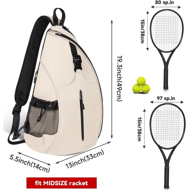 Tennisracket-Rucksack mit Wasserflaschenhalter Karnz