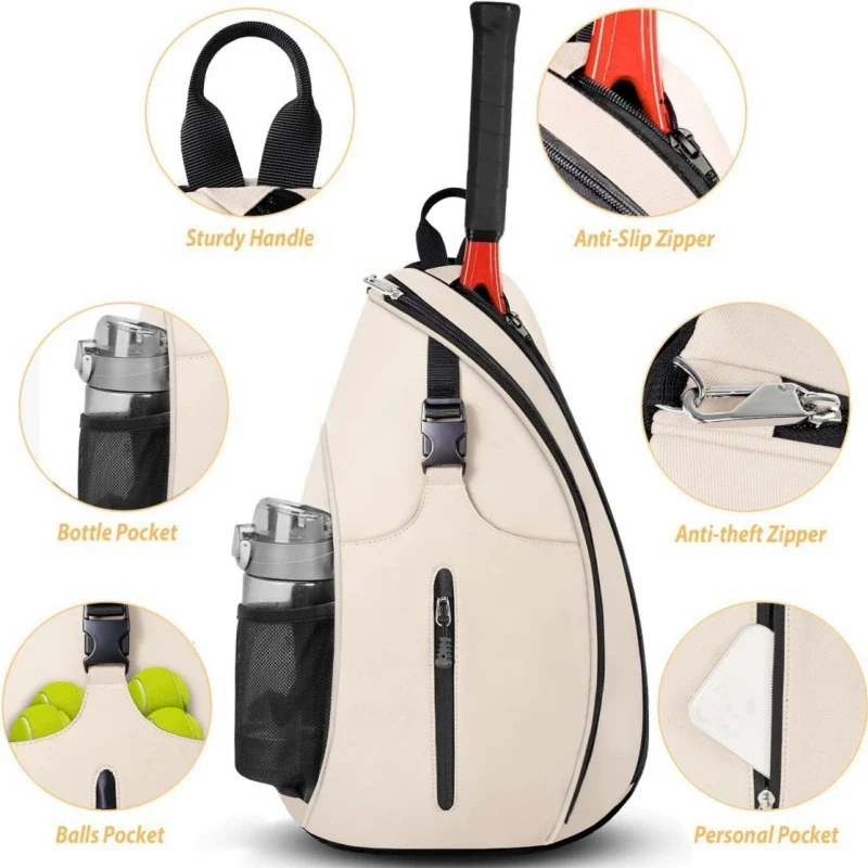 Tennisracket-Rucksack mit Wasserflaschenhalter Karnz