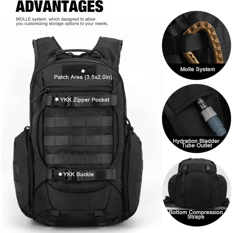 Taktischer Outdoor-Rucksack mit mehreren Fächern Karnz