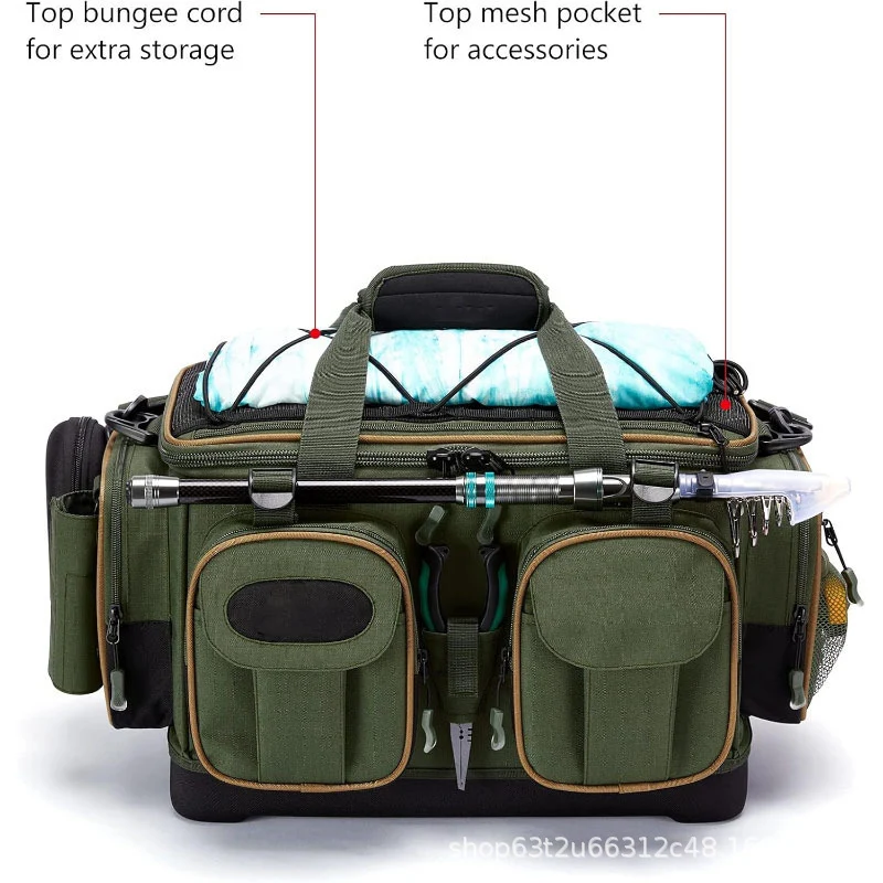 Multi-Compartment Angelzubehör Organizer Tasche Karnz