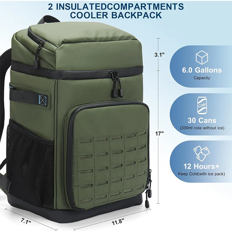 Isolierte Mehrzweck-Kühltasche Rucksack Karnz