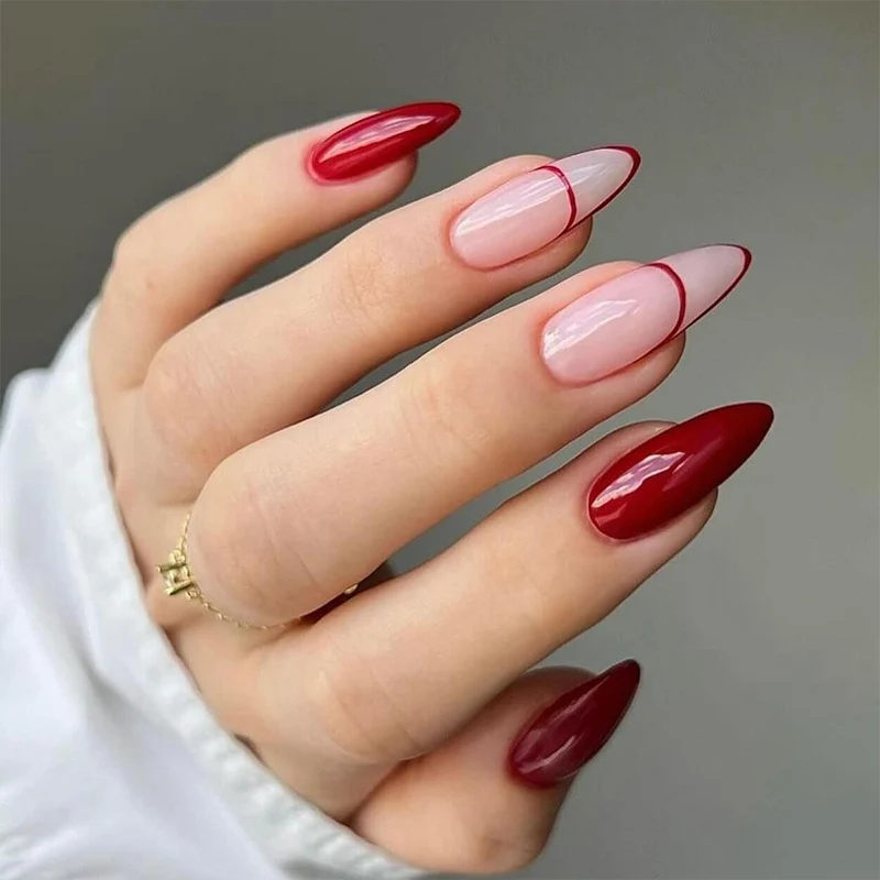 Elegante und auffällige Stiletto-Nägel Karnz