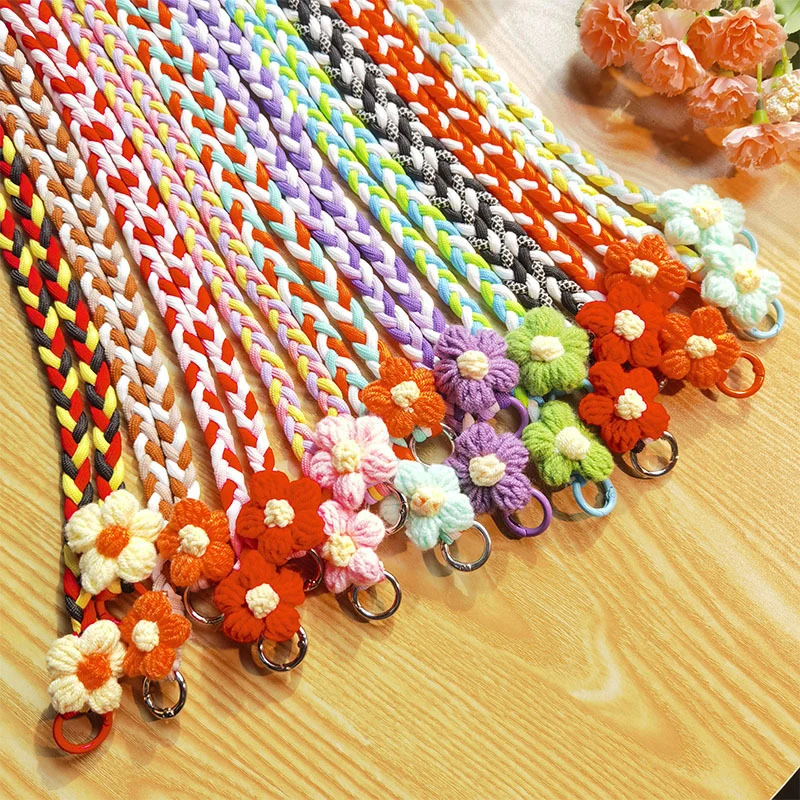 Gewebtes florales Muster Utility Lanyard Karnz