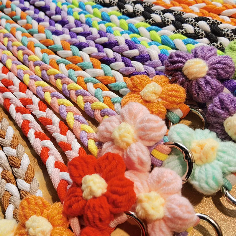 Gewebtes florales Muster Utility Lanyard Karnz