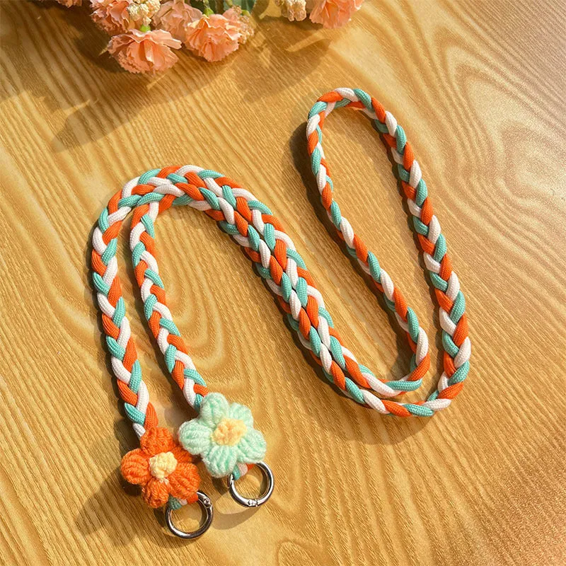 Gewebtes florales Muster Utility Lanyard Karnz