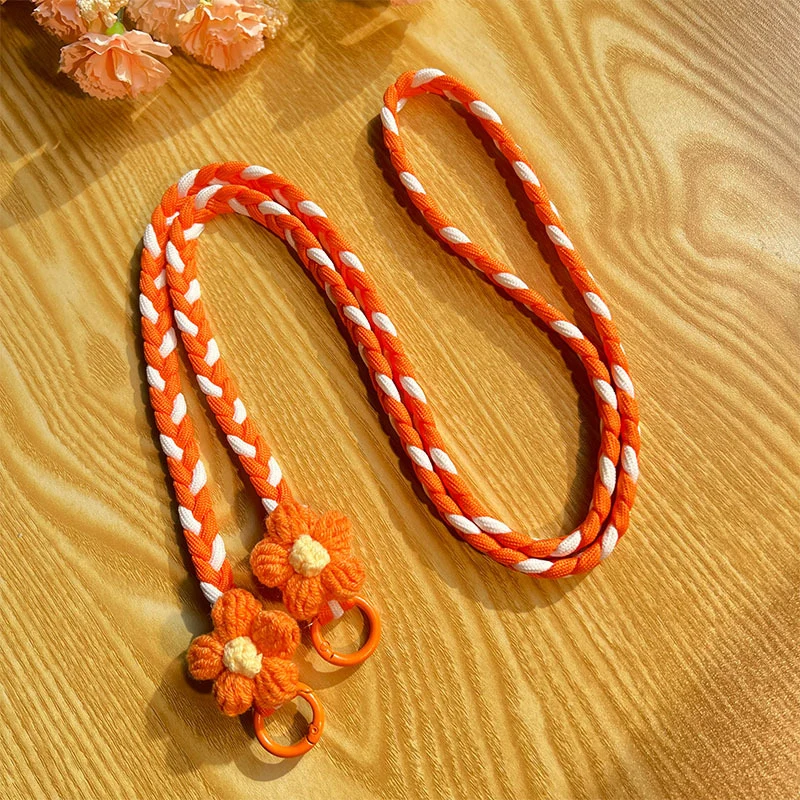 Gewebtes florales Muster Utility Lanyard Karnz