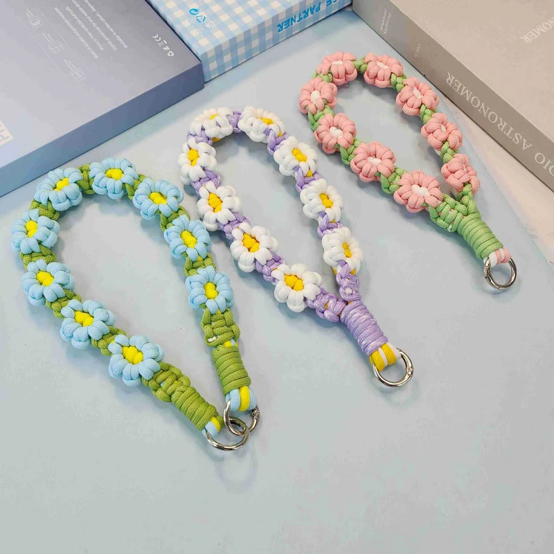 Florales Muster Dekorativer Schlüsselanhänger Halter Karnz