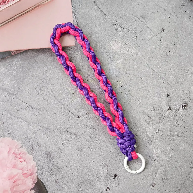 Geflochtenes Paracord Schlüsselanhänger Halter Karnz