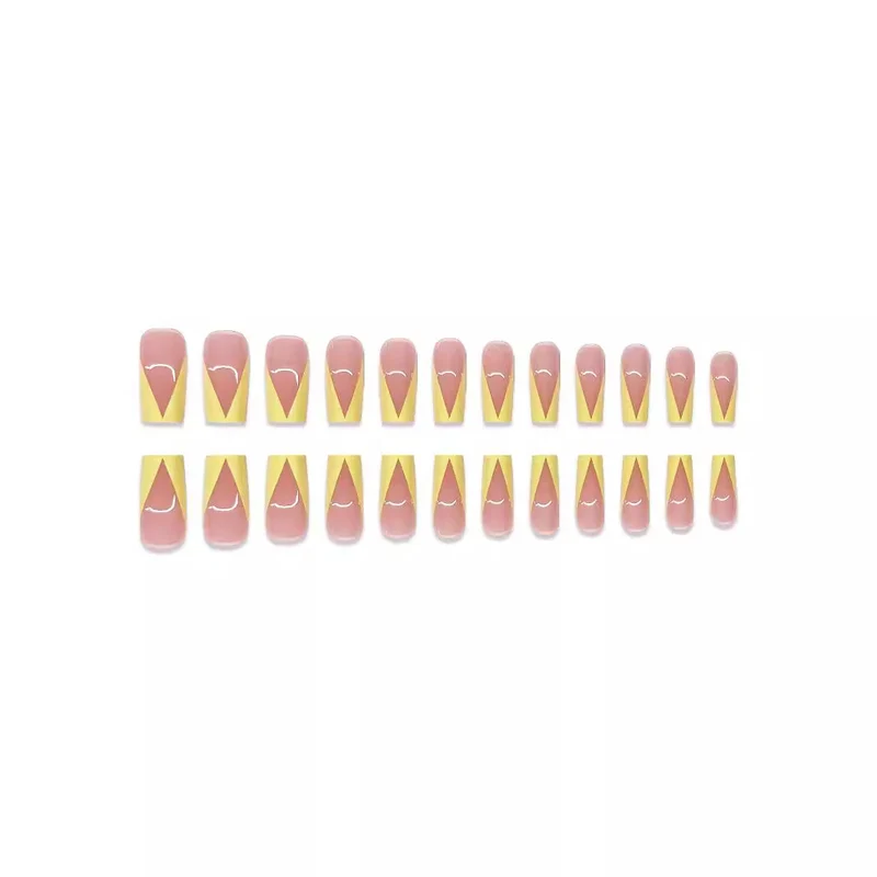 Stilvolles geometrisches Nagelkunst-Set Karnz