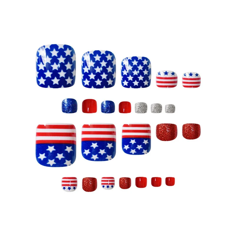 Patriotisches Nail Art Set Karnz
