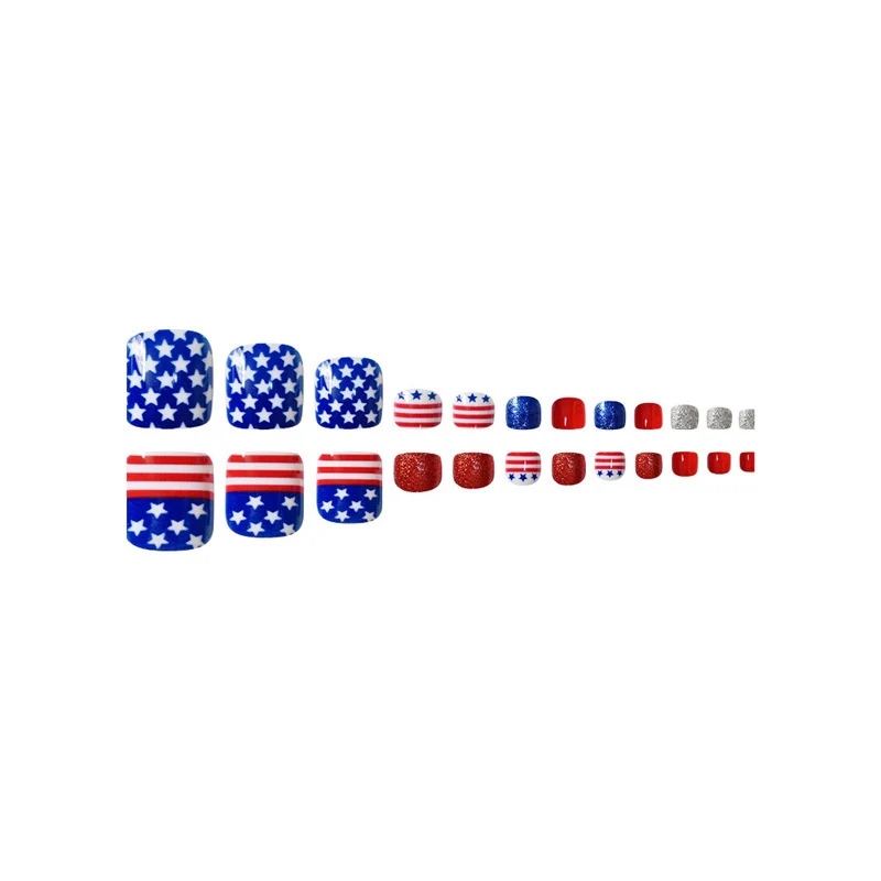 Patriotisches Nail Art Set Karnz