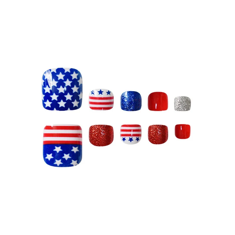 Patriotisches Nail Art Set Karnz