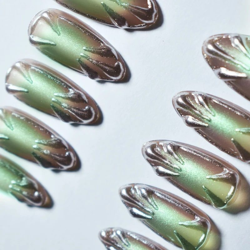Metallic Künstlerische Nagel Verbesserungen Karnz