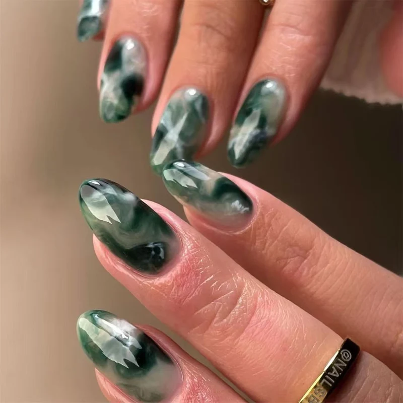 Glamouröse Texturierte Acryl-Nagelvergrößerungen Karnz