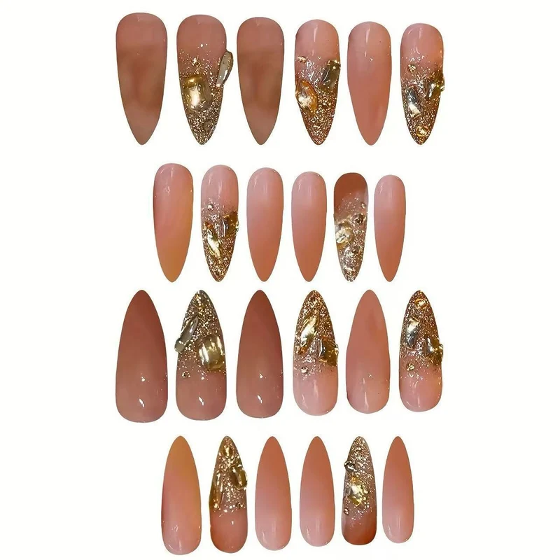 Glamouröse Stiletto-Nagelkunst-Verstärkungen Karnz