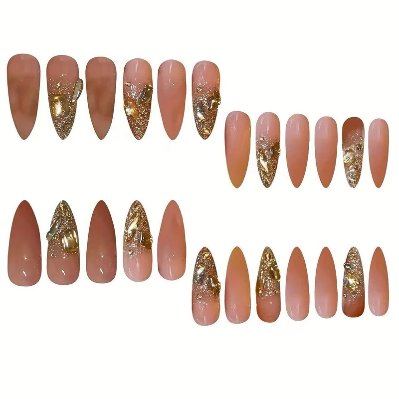 Glamouröse Stiletto-Nagelkunst-Verstärkungen Karnz