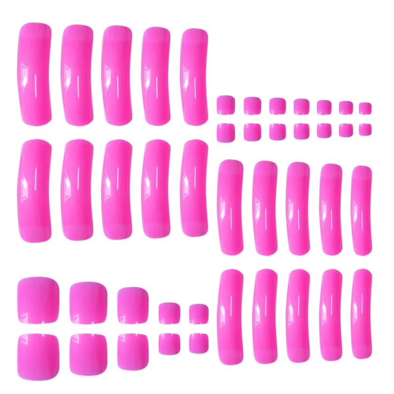 Glamouröse Lange Acryl Nagelverlängerungen Karnz