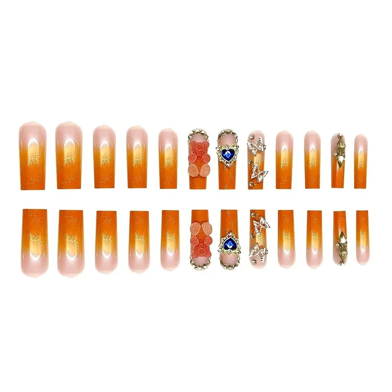 Blumenmuster Nagelkunstset Karnz